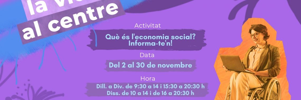 Què és l'economia social? Informa-te'n