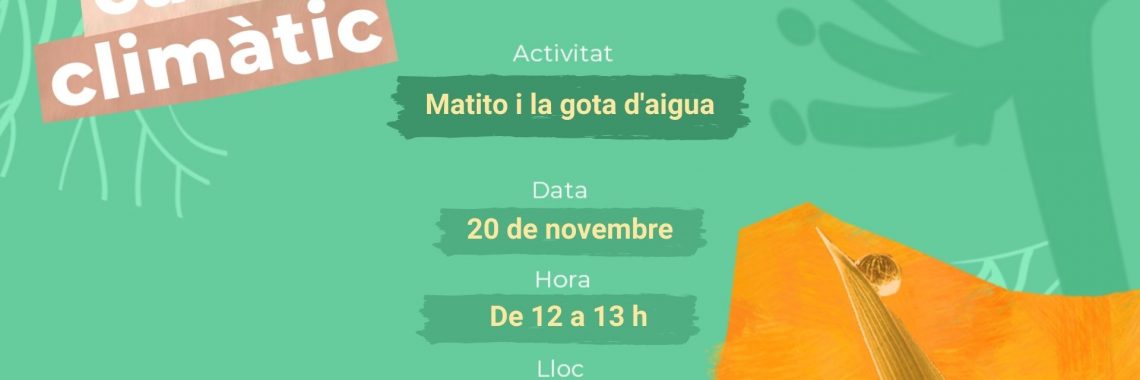 Matito i la gota d'aigua