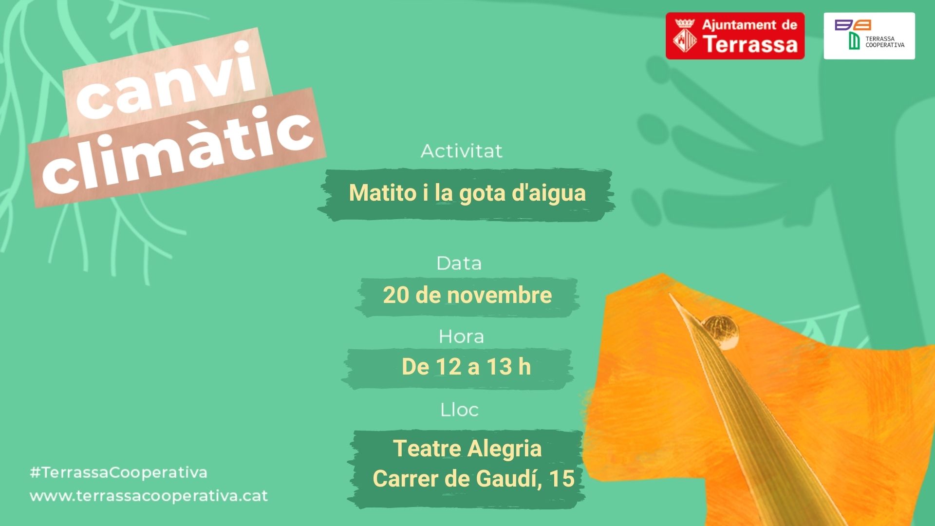 Matito i la gota d'aigua