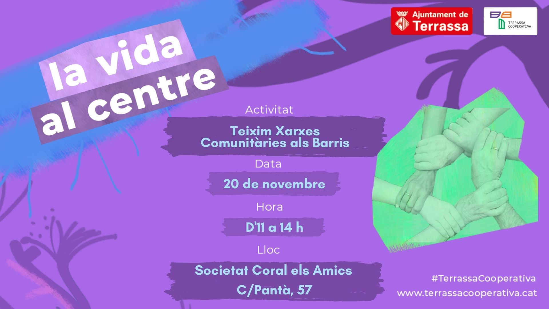 Teixim xarxes comunitàries als barris