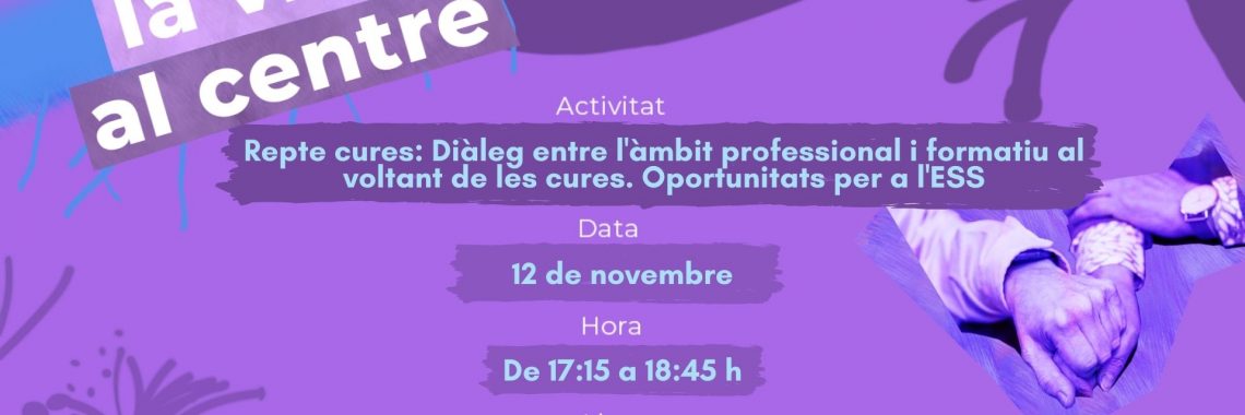 Repte Cures: Diàleg entre l'àmbit professional i formatiu