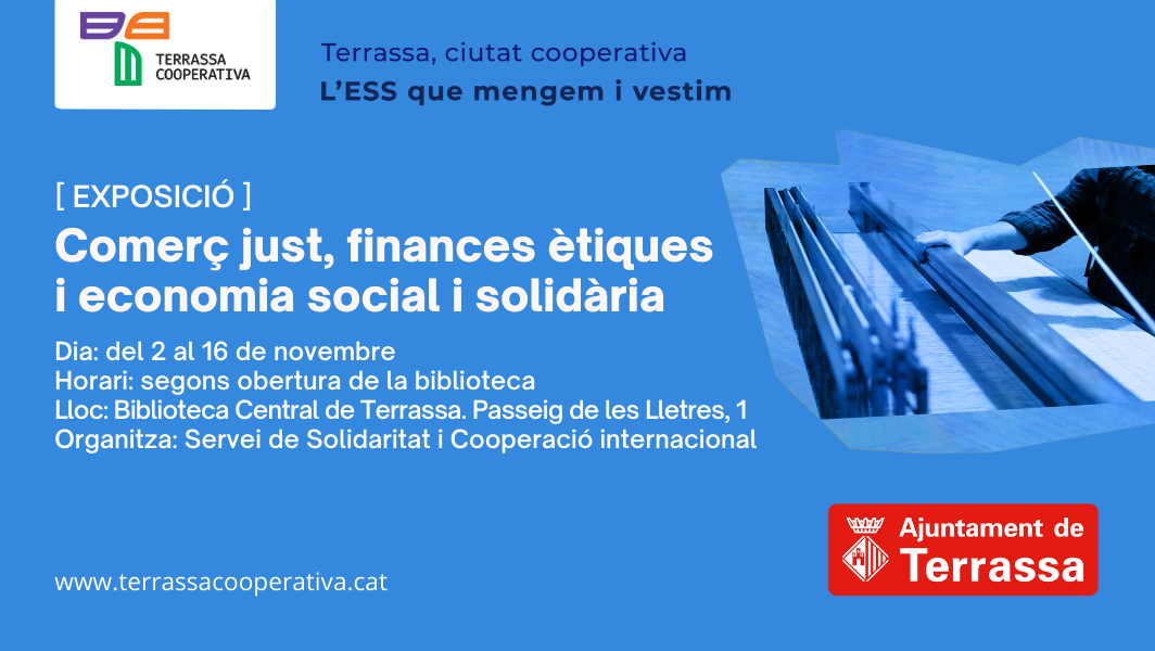 Comerç just, finances ètiques i economia social i solidària