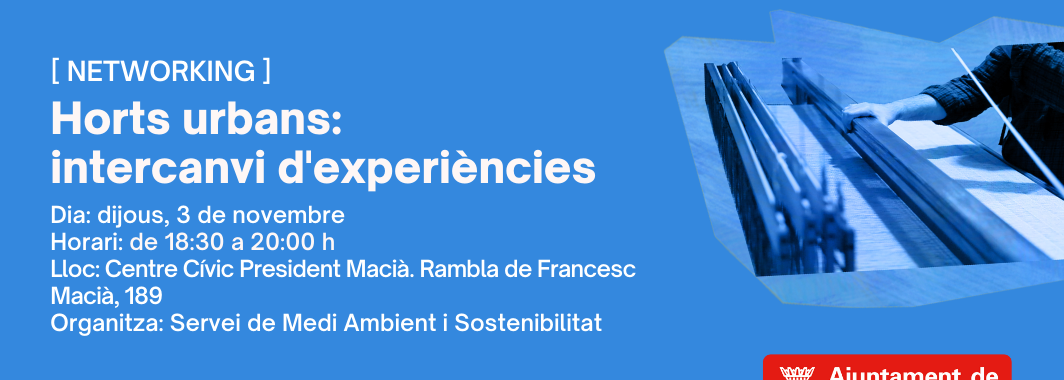 Horts urbans: intercanvi d'experiències
