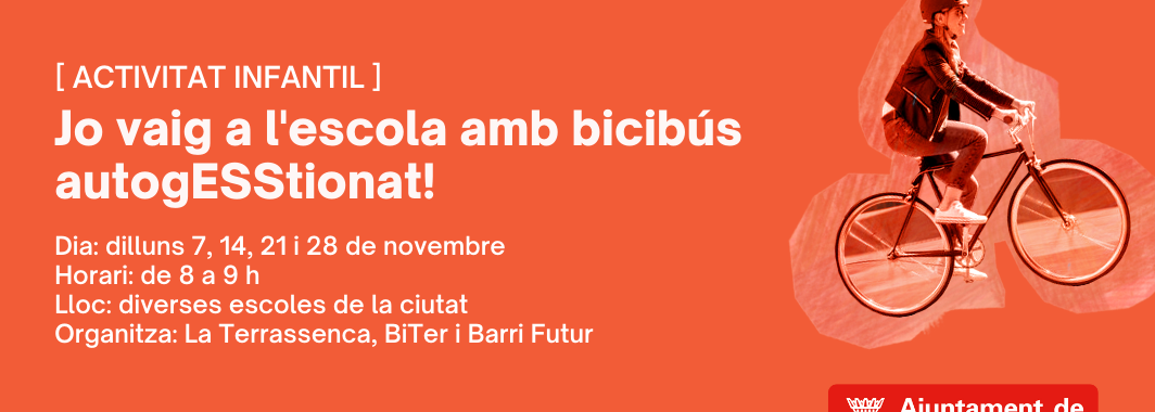 Jo vaig a l'escola amb bicibús autogESStionat!
