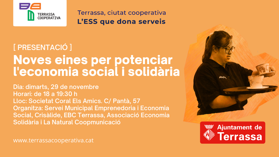 Noves eines per potenciar l'economia social i solidària